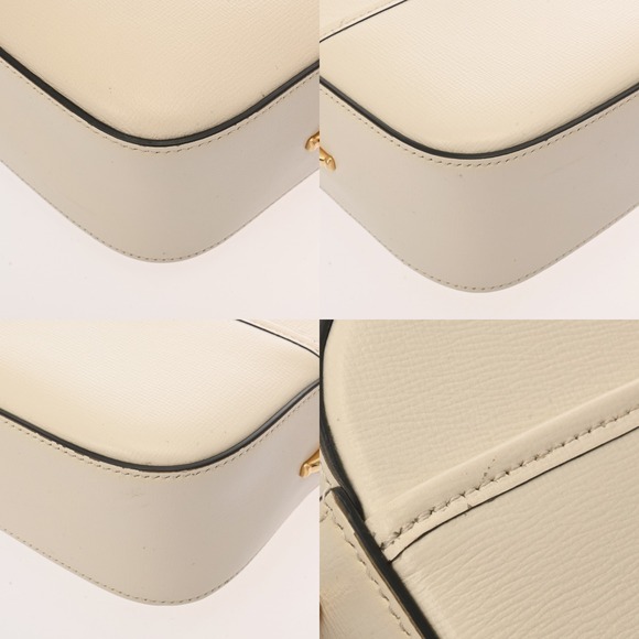 Gucci Horsebit Camera Bag White Leather Shoulder - Picture 6 of 9